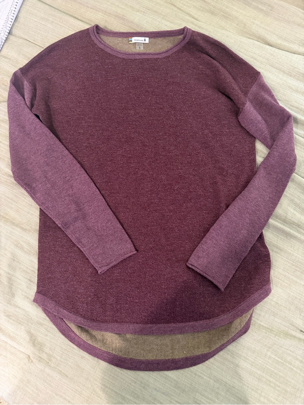 Smartwool Cozy Two-Tone Colorblock Sweater